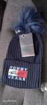 Granatowa czapka damska Tommy Hilfiger