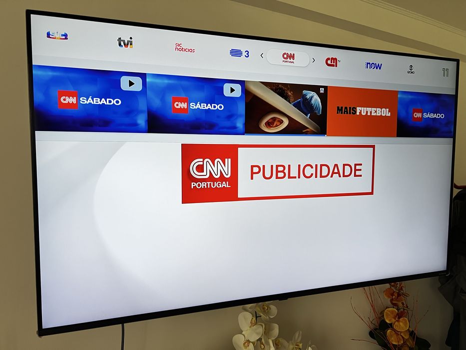 TV 55" LG NanoCell 4K TV - 55SM8200PLA + base + comando