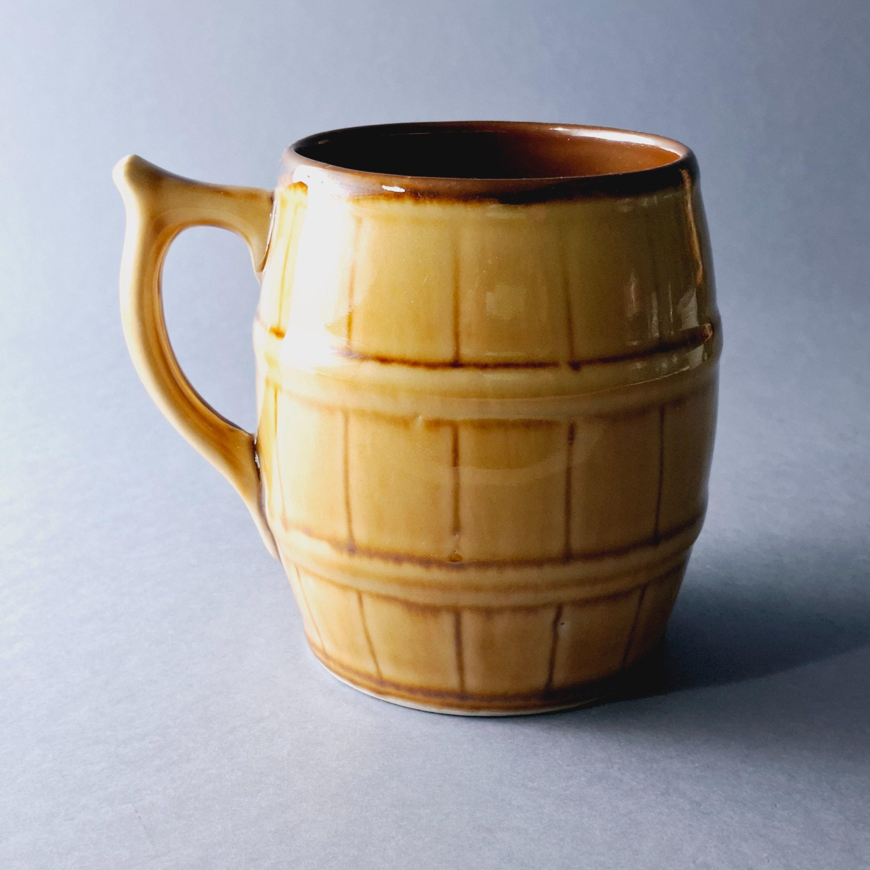 stary ceramiczny kufel do piwa prazdrój 12