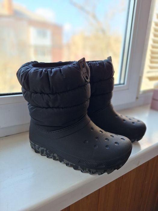 Сапоги зима Crocs р.33-34