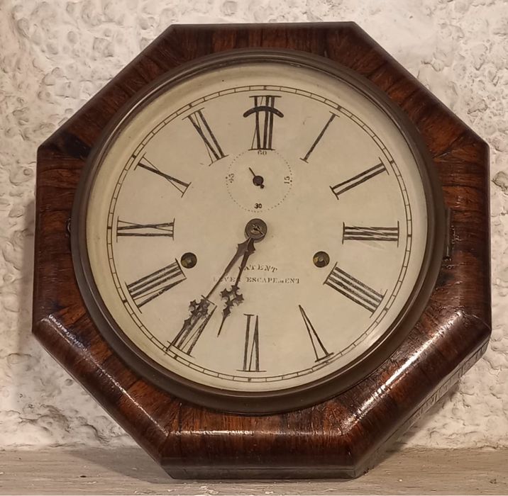 Relógio octogonal de parede "Ansonia" séc. XIX/XX