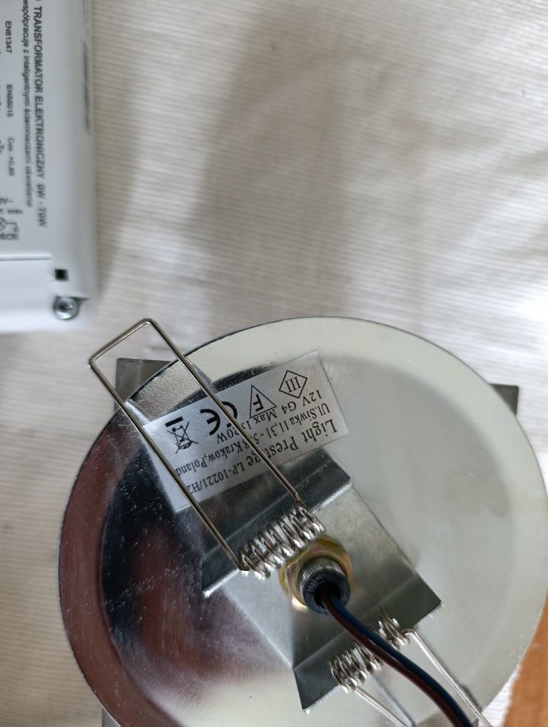 Lampy sufitowe szklane kostki 3 sztuki LED