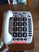Telefon dla seniorów Senior Amplified 60dB dla słuchu, sygnał świetlny