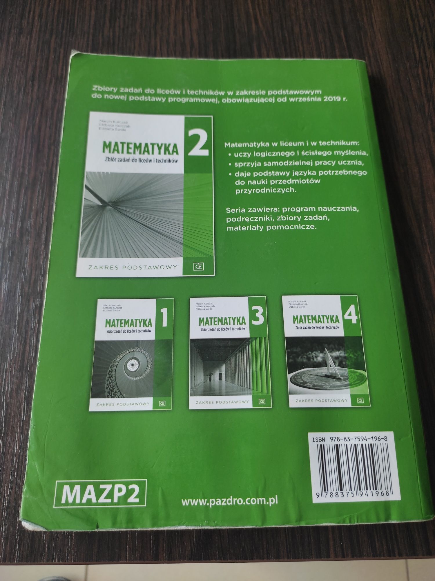 Matematyka zbiór zadań 2kl do liceów i techników