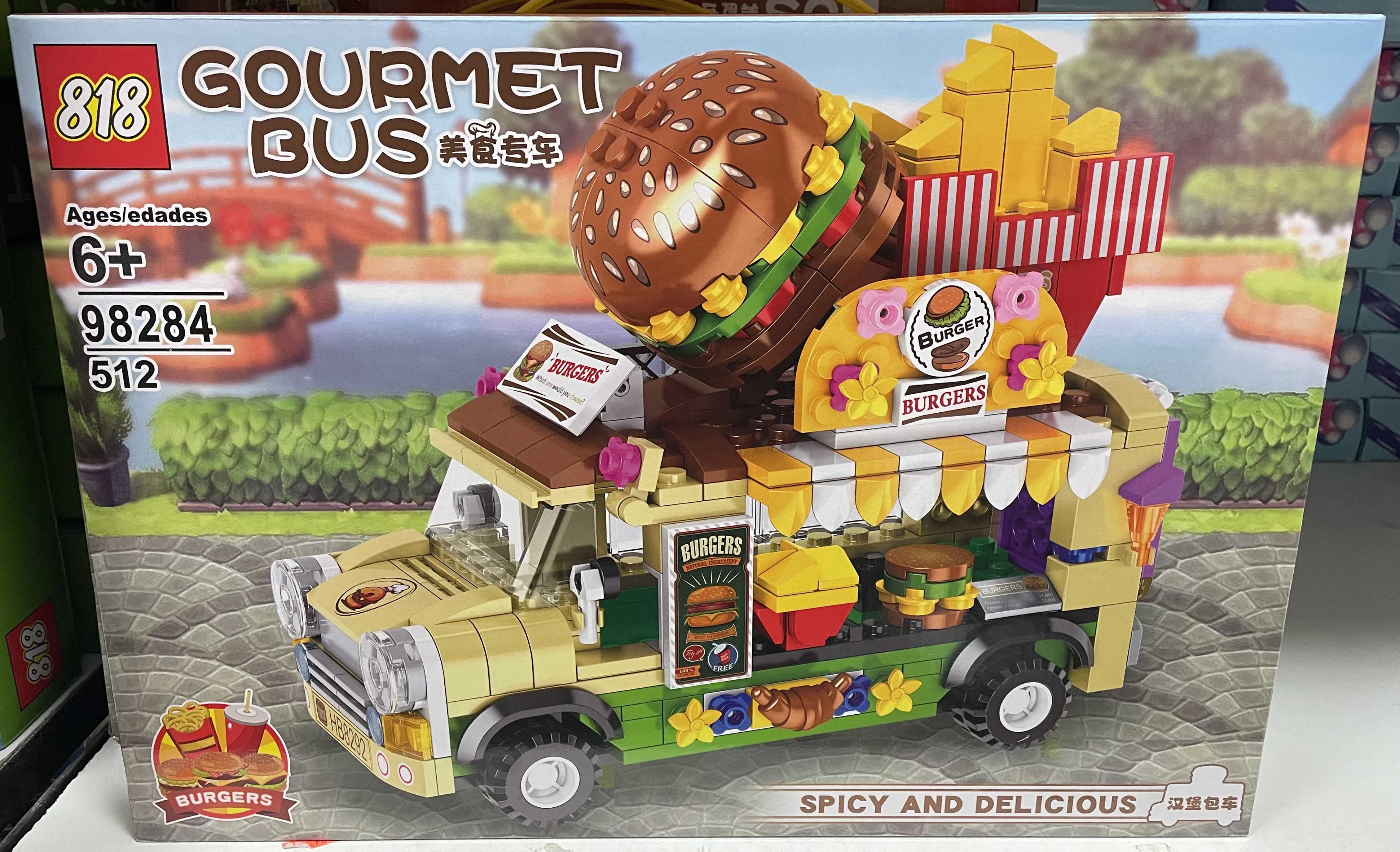 Klocki Auto Burger jak Lego z Polski 512 elem.