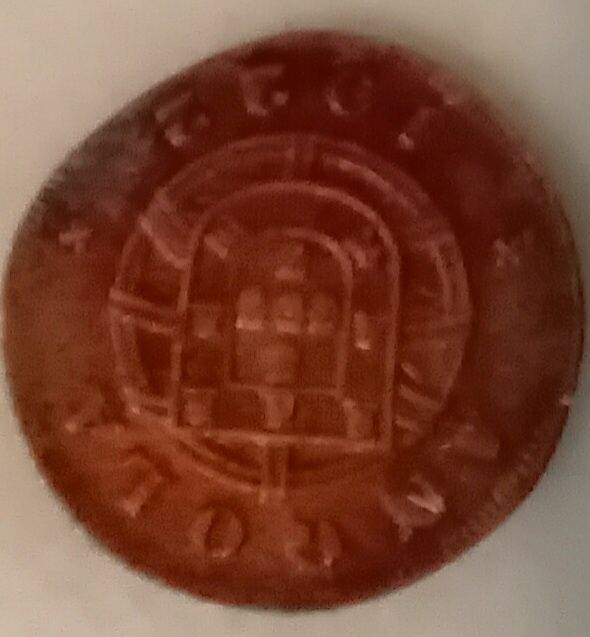 Moeda Antiga 5 Centavos Angola 1922