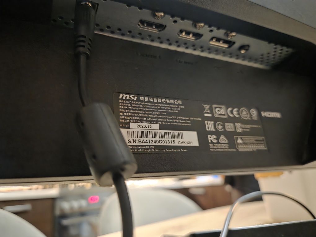 Monitor MSI 24 cale