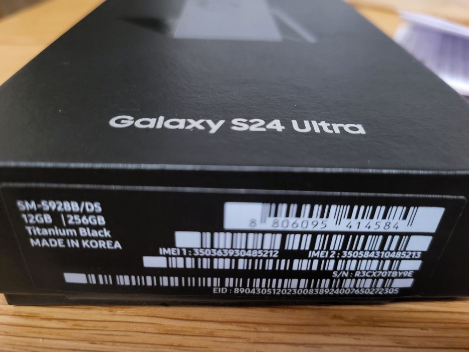Samsung Galaxy S24 Ultra 12/256 GB – jak nowy po serwisie!