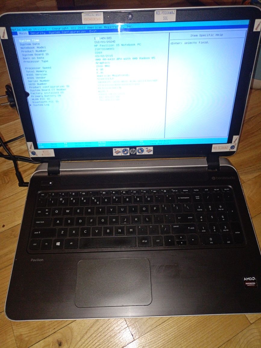 laptop HP pavilion