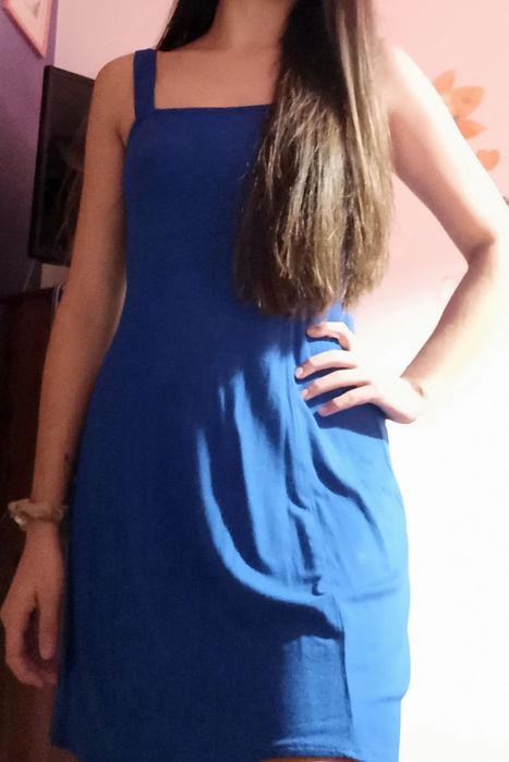 Vestido azul verão