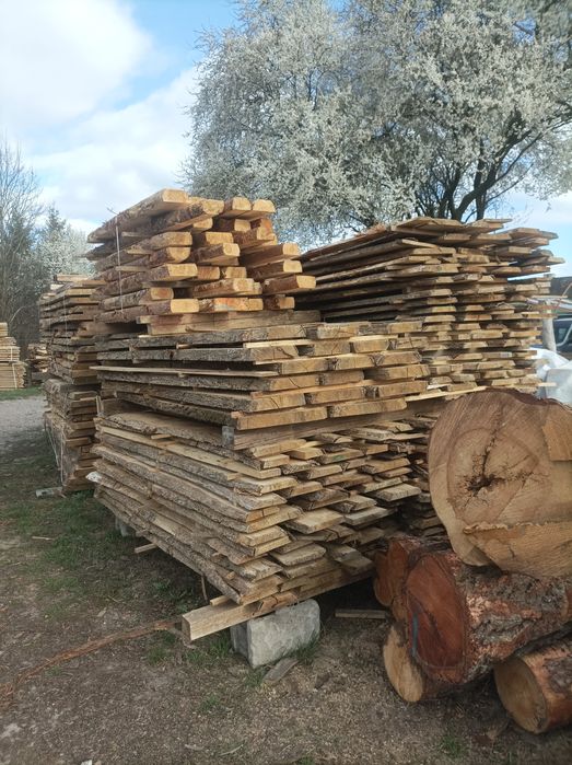 Tarcica dębowa deski dąb 50mm 30mm