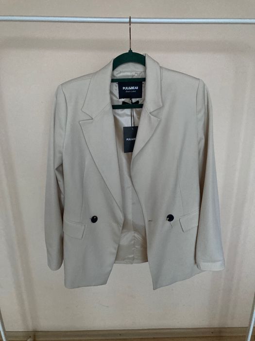 Nowa beżowa marynarka Pull& Bear roz. XS