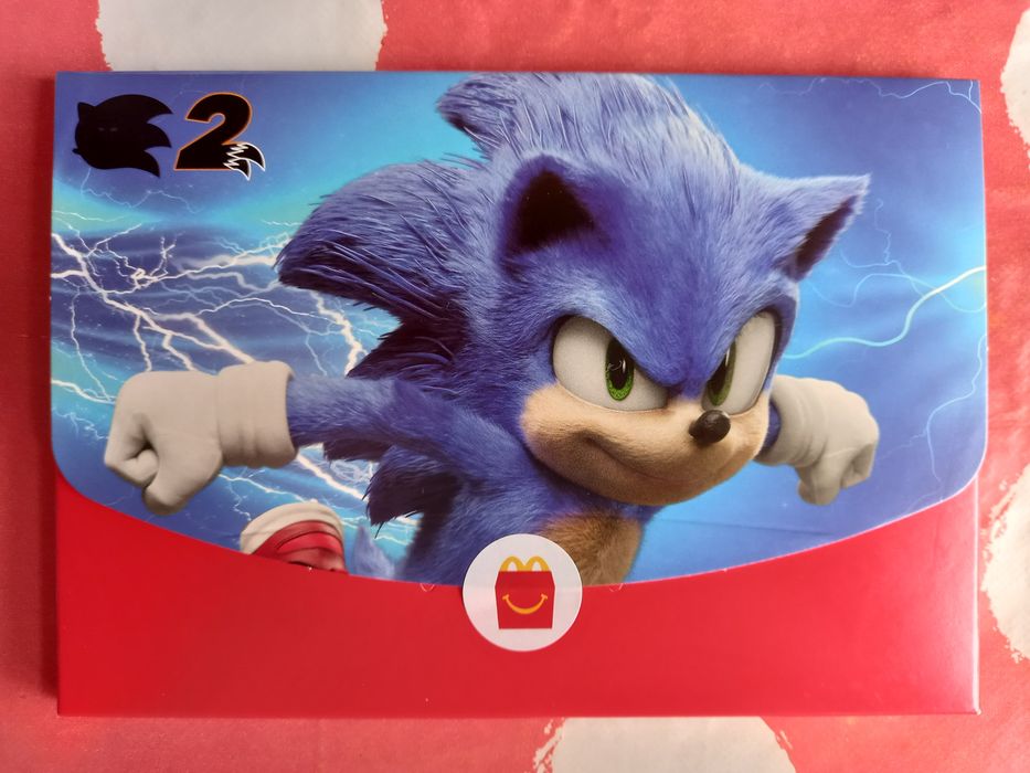 NOWA zabawka sonic 2 happy meal mc donalds mcdonalds