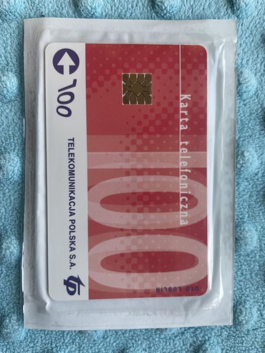 Karty magnetyczne telefoniczne TP o nowe o nominale 100