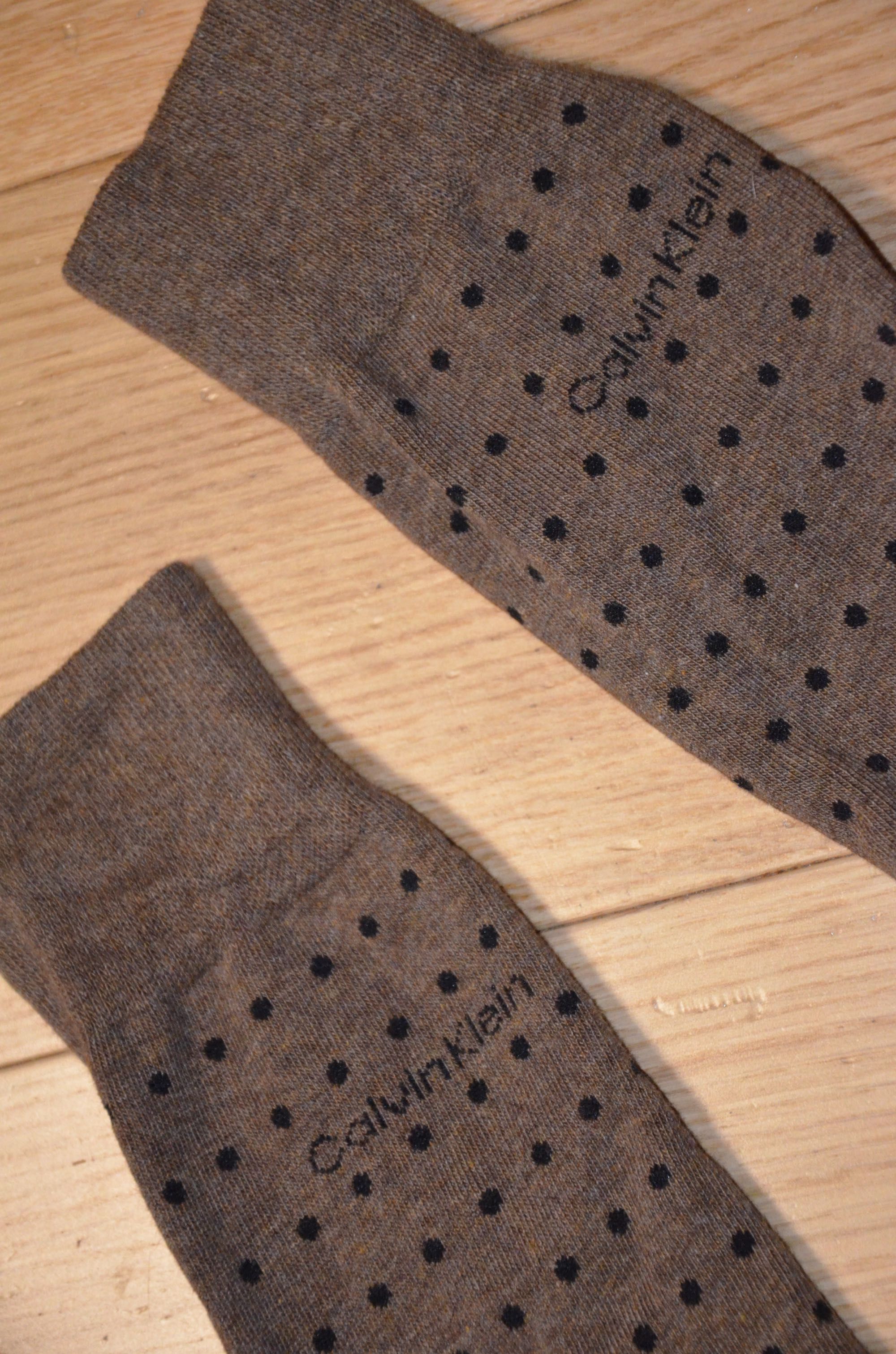 skarpetki Calvin Klein r. 40-42 brązowe