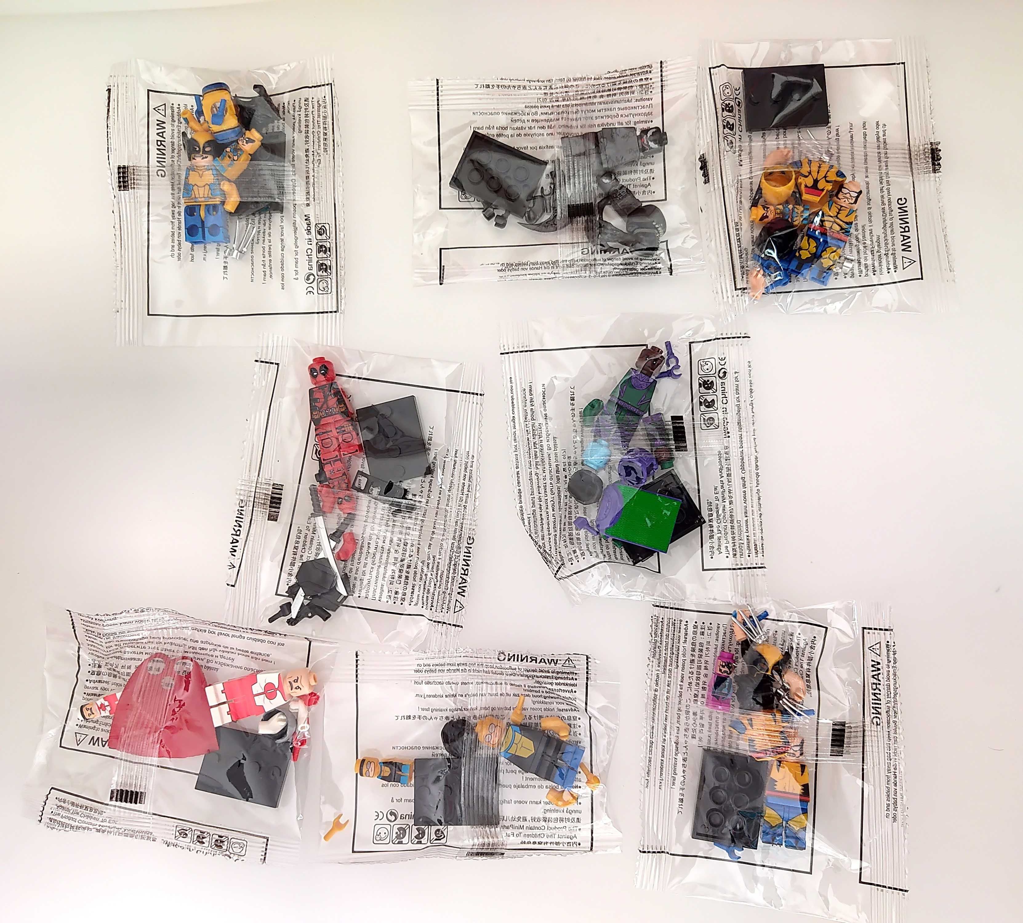 Coleção de bonecos minifiguras Super Heróis nº268 (compatíveis Lego)