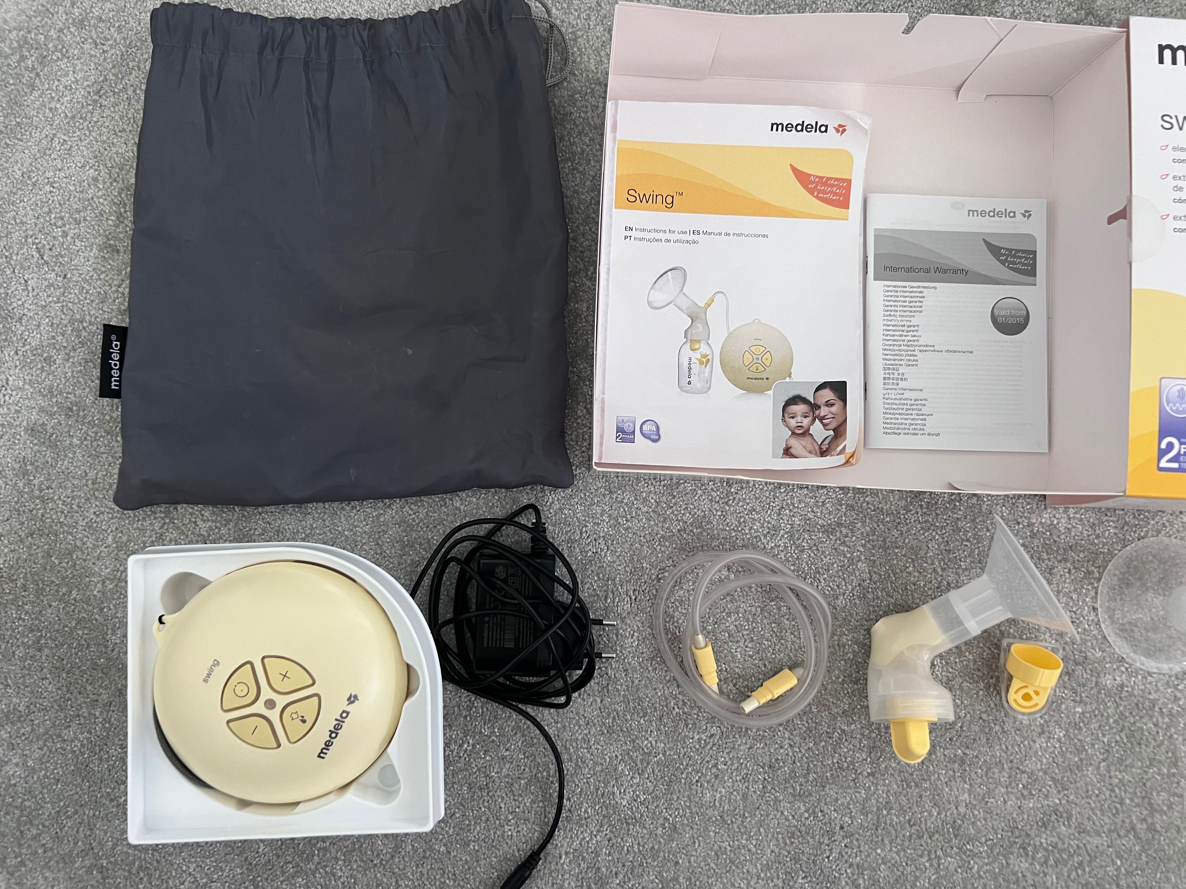 Medela elétrica 2-phase com 11 sacos de armazenamento de leite