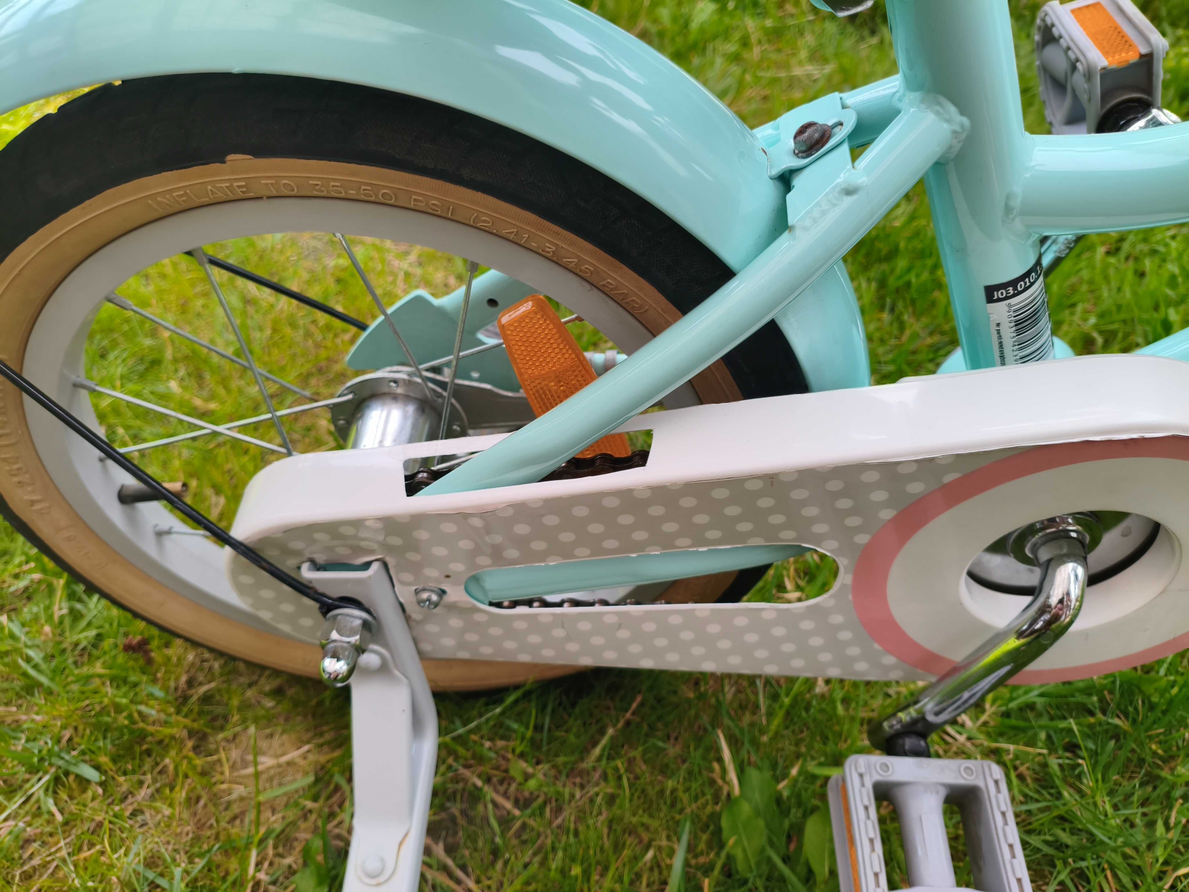 Rower dziecięcy Sun baby Heart Bike 14 cali dla dziewczynki Miętowy