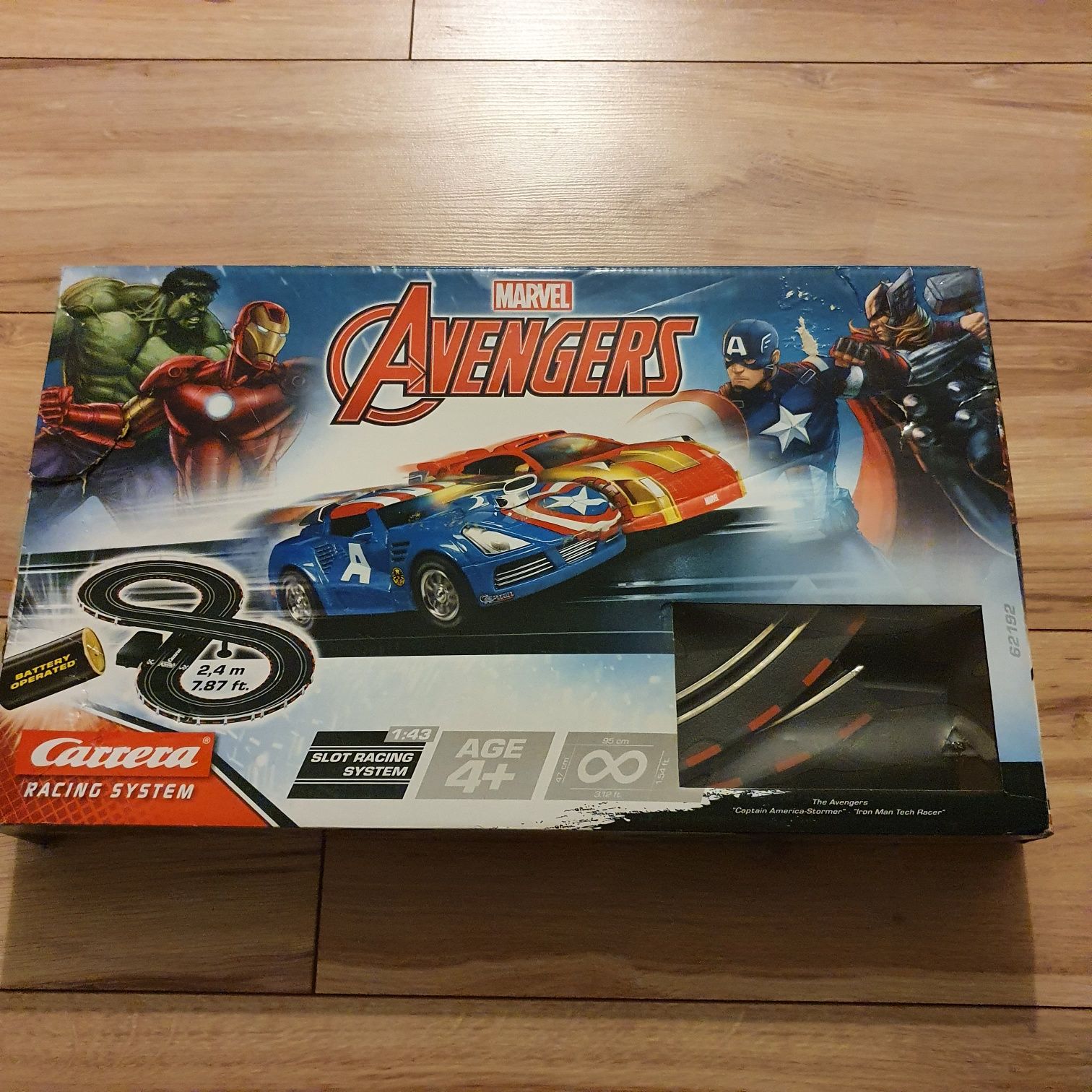 Tor wyścigowy Carrera Racing system Marvel Avengers