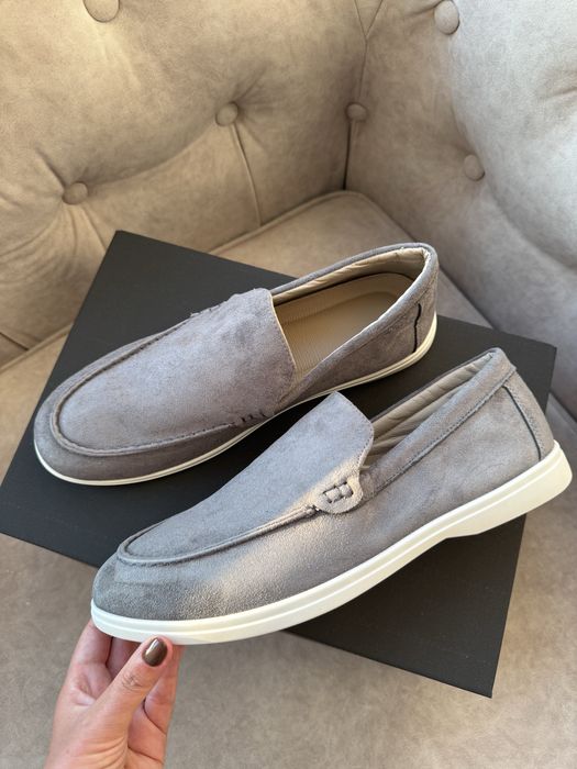 Стильные брендовые лоферы Loro Piana замшевые. Олх, накладний платіж