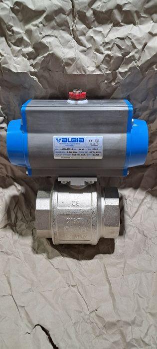 Кульовий кран з пневмоприводом 3" та 2"