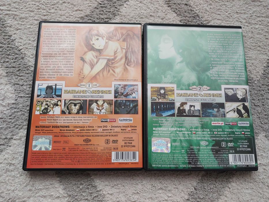 Haibane Renmei Anime Manga DVD Anime Gate wydanie kolekcjonerskie PL