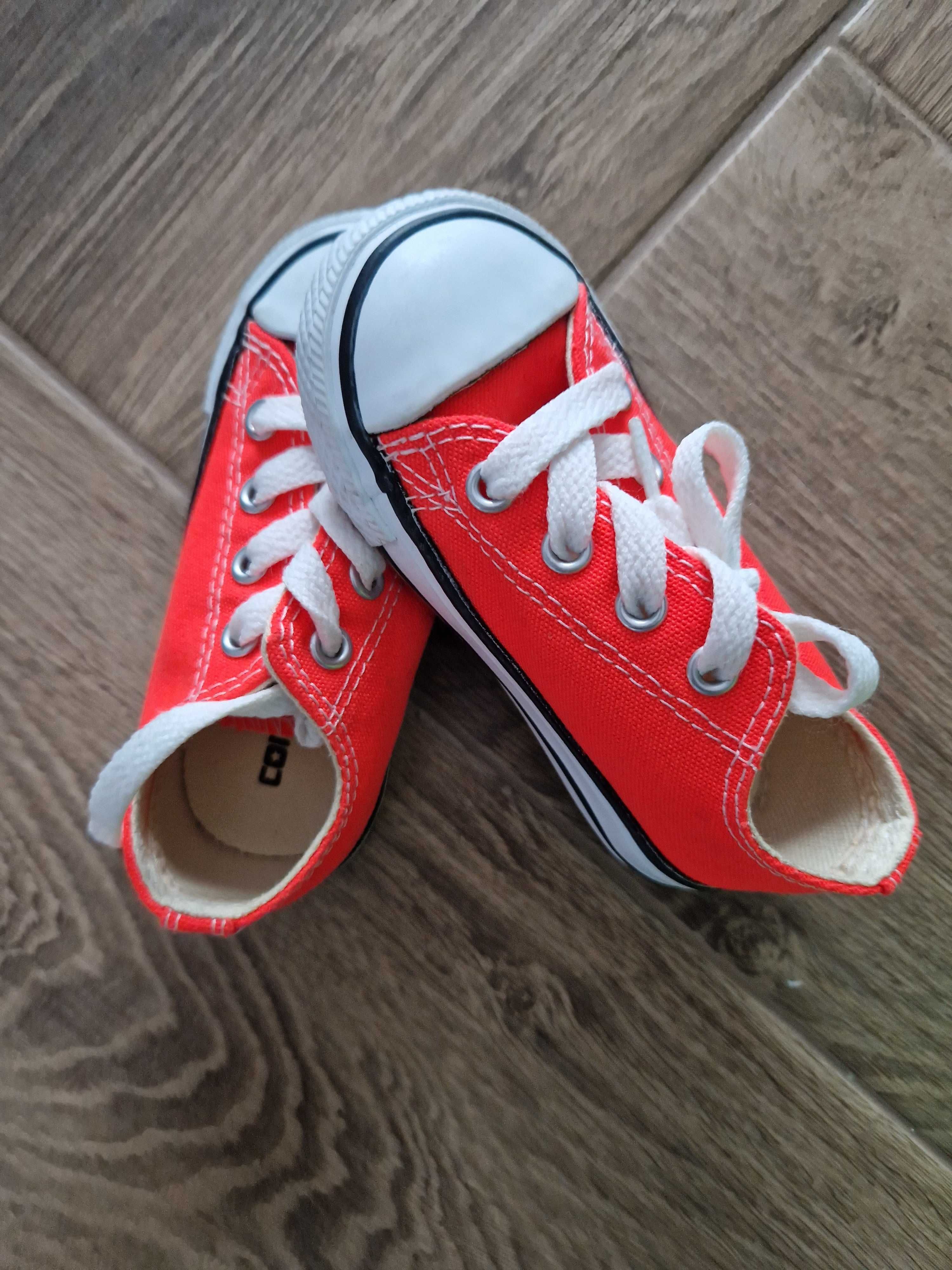 Trampki Converse niemowlęce rozm 22 nowe, nieużywane, neonowe