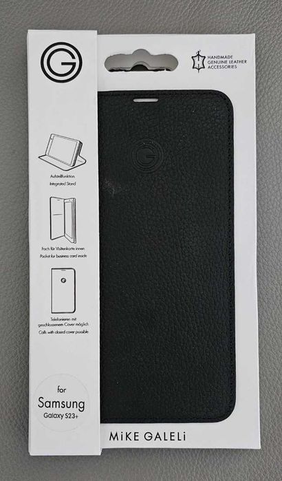 Чехол книжка натур. кожа Mike Galeli Samsung S23 и S23 Plus SM-S911/16
