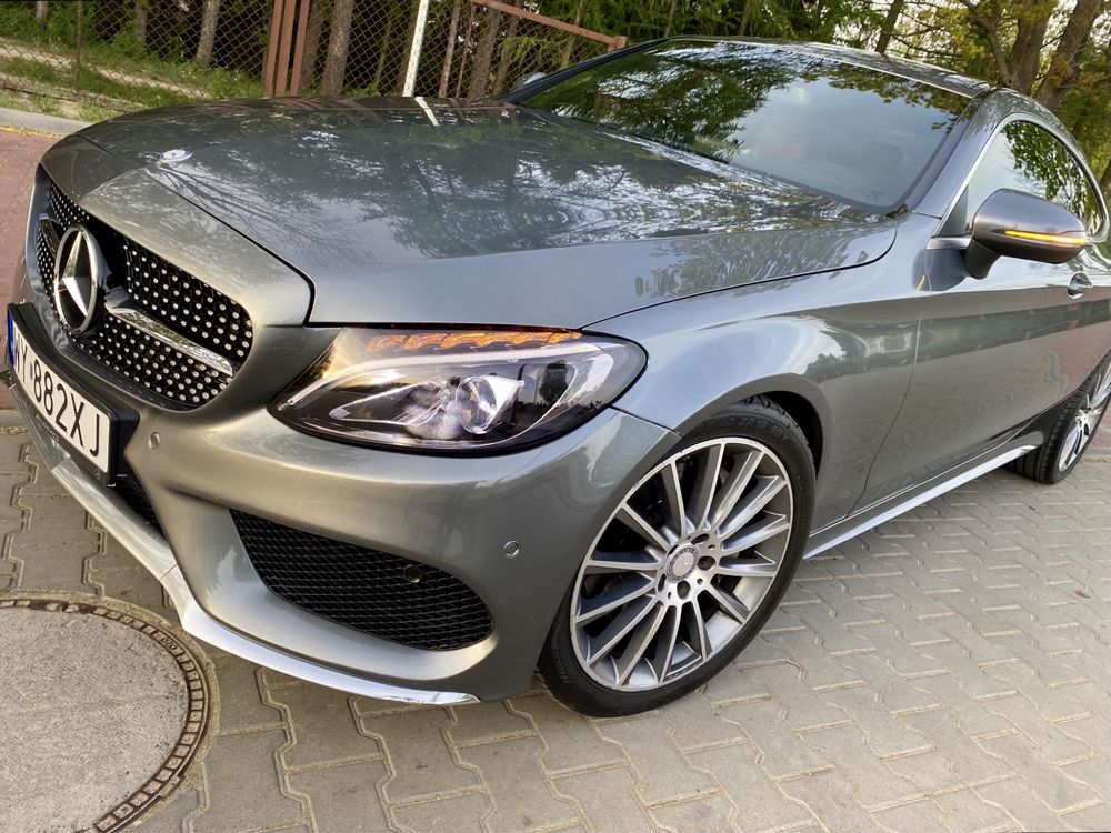 Mercedes-Benz C300 AMG Coupe 245KM/Serwis ASO/Bezwypadkowy/Salon PL/