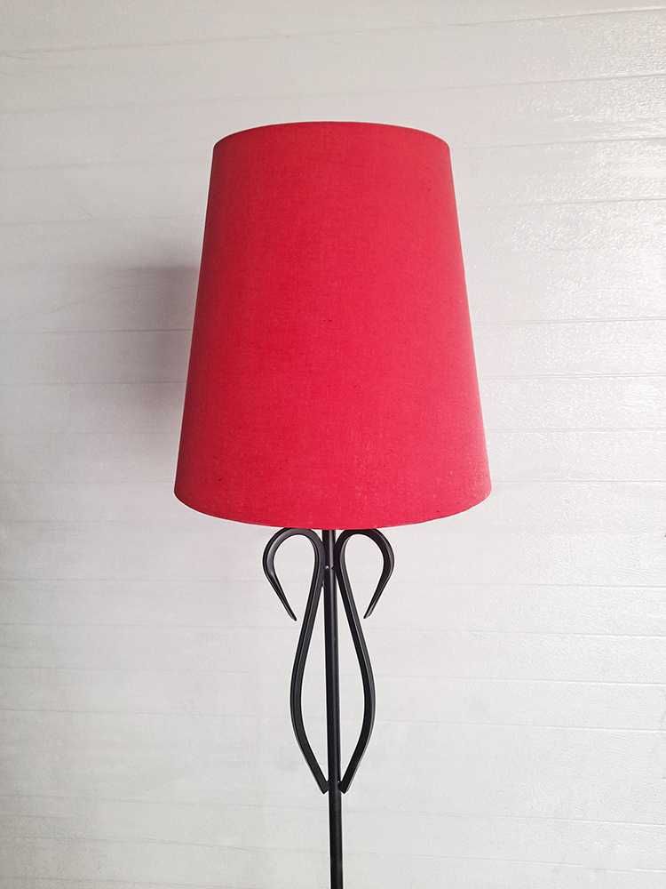 Candeeiro de Pé Alto Metal Preto