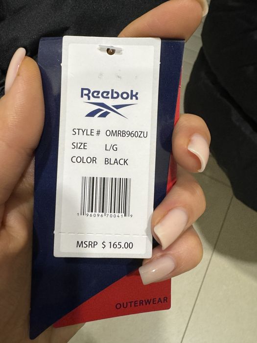 Зимняя мужская курточка Reebok