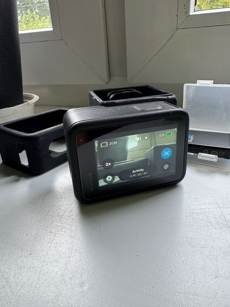 Kamera sportowa GoPro 9 black hero + filtry ND, dodatkowa bateria
