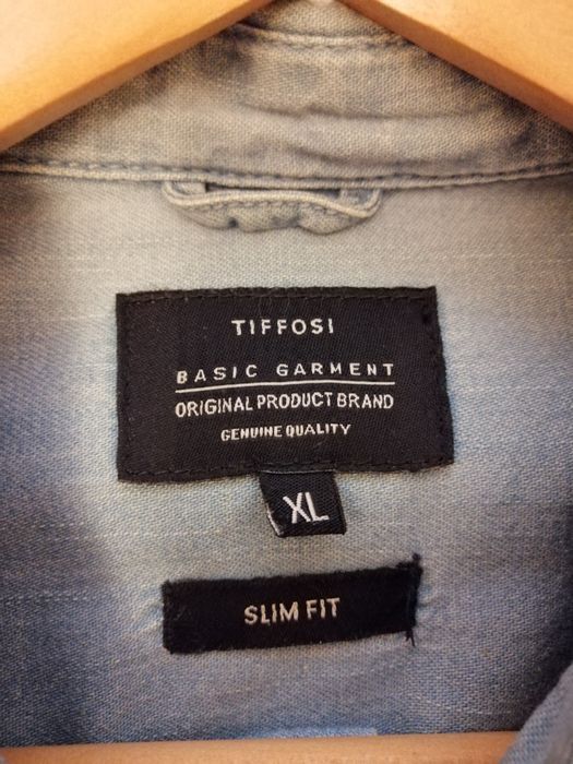 Camisa de ganga Tiffosi XL Slimfit