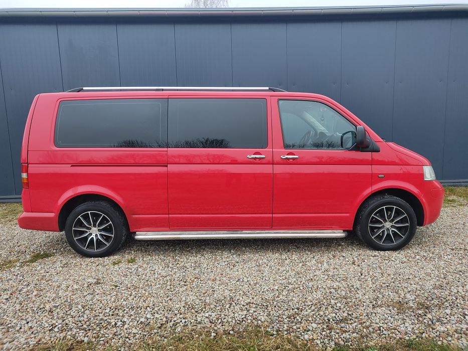 Volkswagen Transporter Caravele long 9 osób 1.9 TDI 105KM hak camper