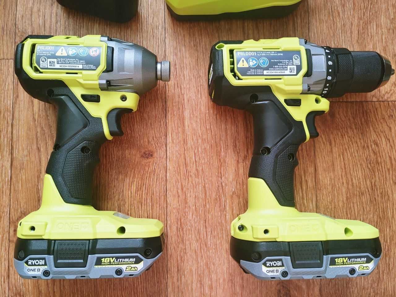 Набор бесщеточных шуруповертов Ryobi ONE+ HP 18В