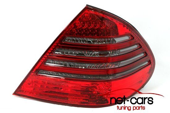 Lampy tylne tył MERCEDES C W203 LED Diodowe Czerwono dymione