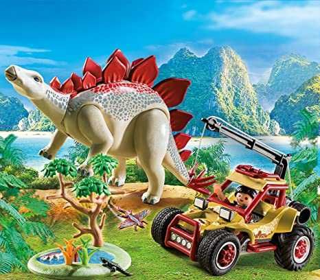 Playmobil Dinos 9432 Dinozaur Stegozaur Pojazd Badawczy NOWY Warszawa
