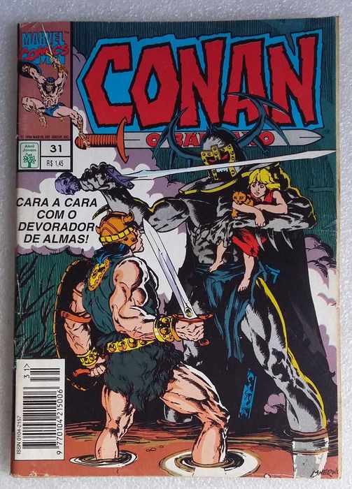 Conan O Bárbaro vários números (2)