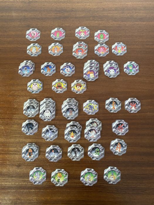 Conjunto de Tazos Digimon
