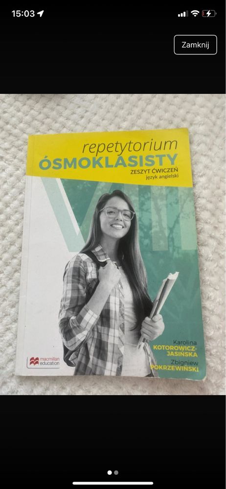 Repetytorium ósmoklasisty. Zeszyt ćwiczeń. Język angielski