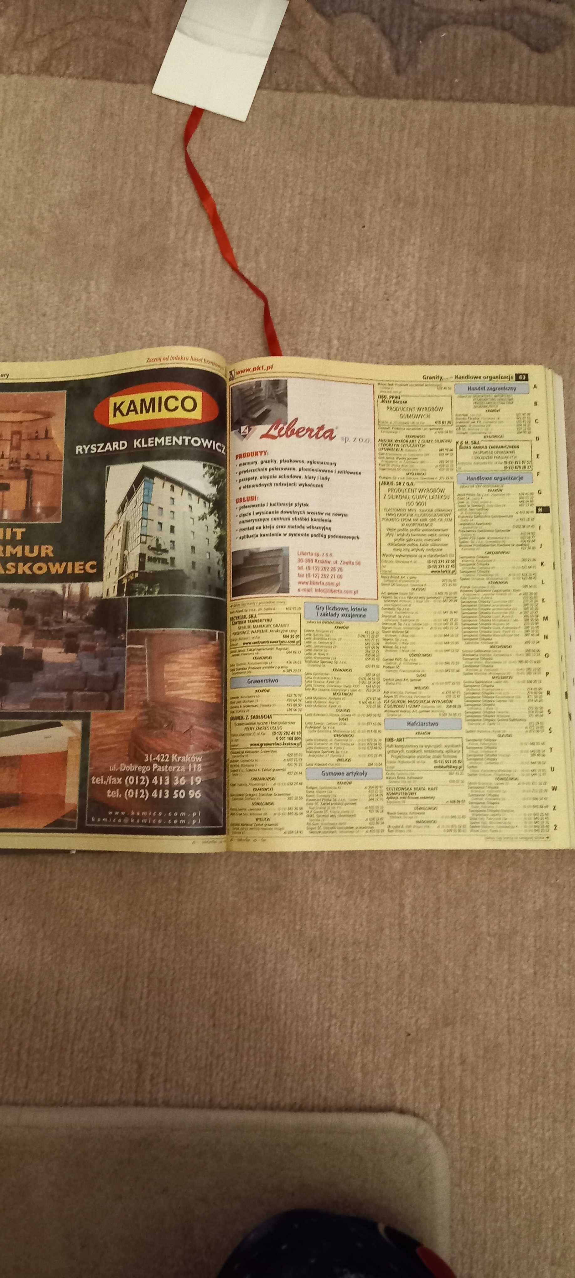 Książką telefoniczna 2005 Kraków