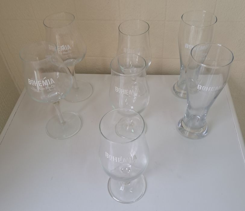 7 Copos Cerveja Bohemia