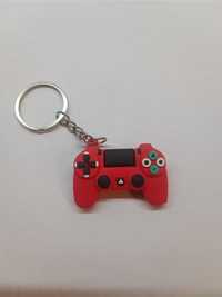 Porta-chaves comando videojogo vermelho