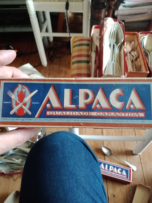 Talheres alpaca muito antigo pelo menos 100  anos