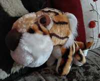 Maskotka Pluszak Tygrys Big Headz 22 cm z żabki + Gratisy