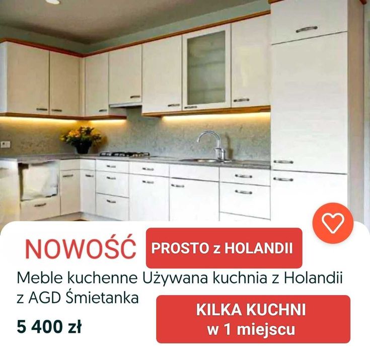 Meble kuchenne. Kilka kuchni w 1 miejscu