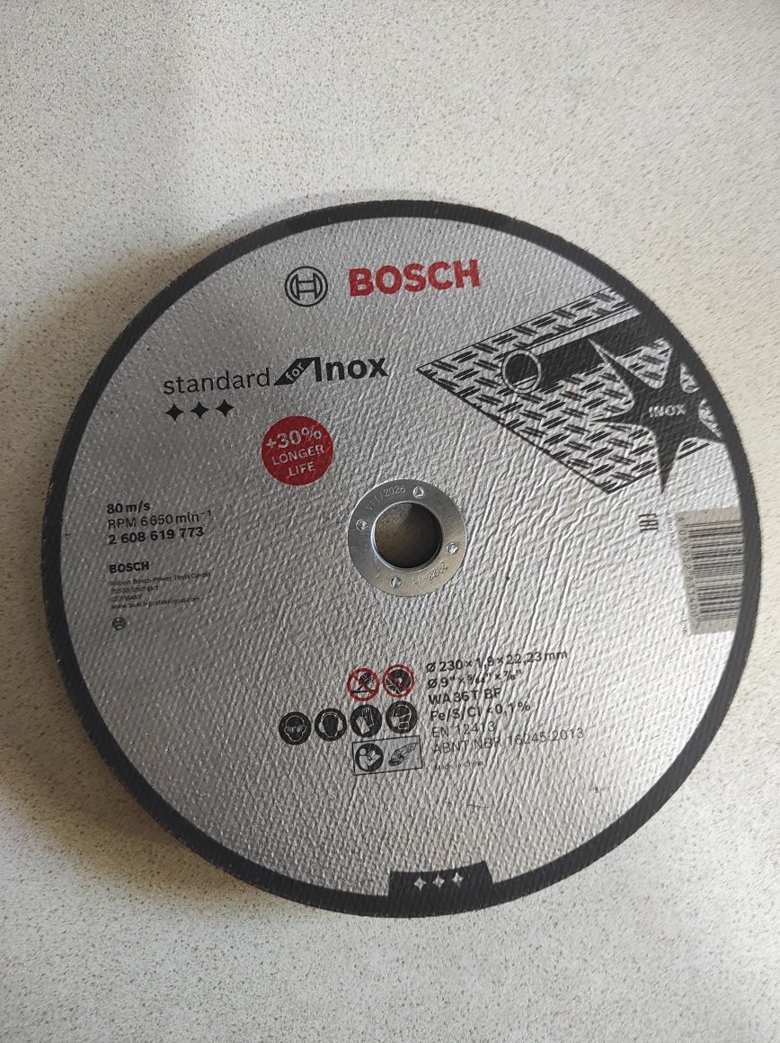Круг отрезной Bosch 230 по металлу