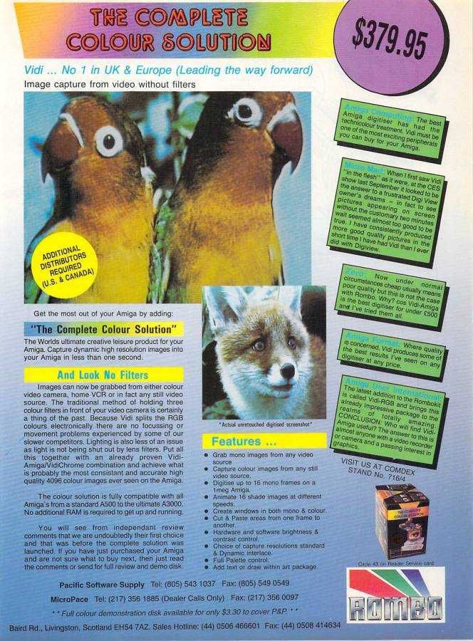 Digitalizador FRAMEGRABBER para Commodore AMIGA