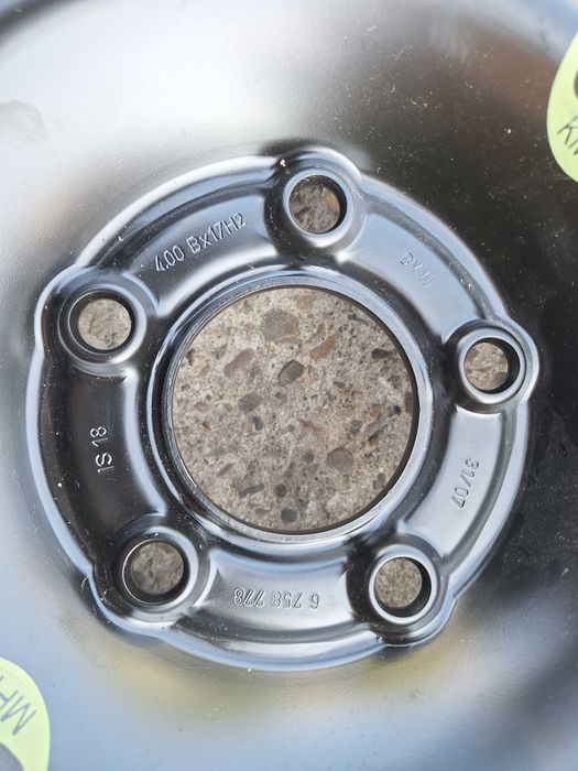 Bmw E60 E61 E83 koło Dojazdowe 17"  135/80 LEWAREK KLUCZ ZESTAW