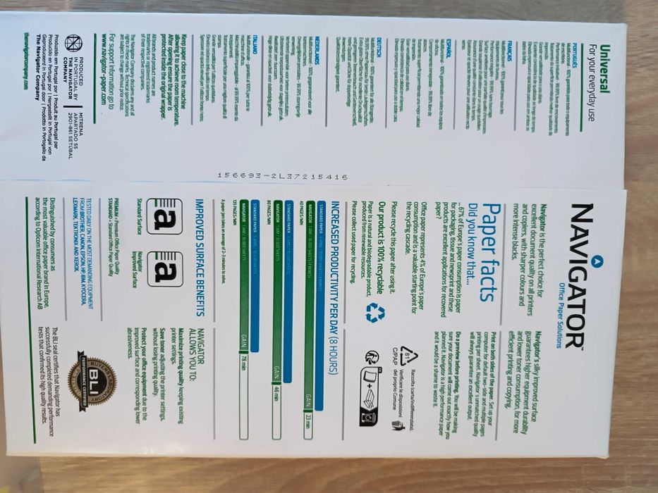 Папір бумага Navigator А4 80 г/м2